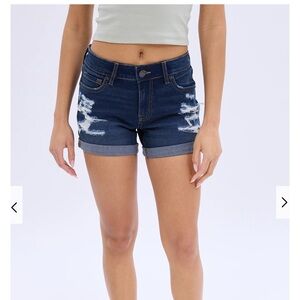 3/$15 Low rise jean shorts